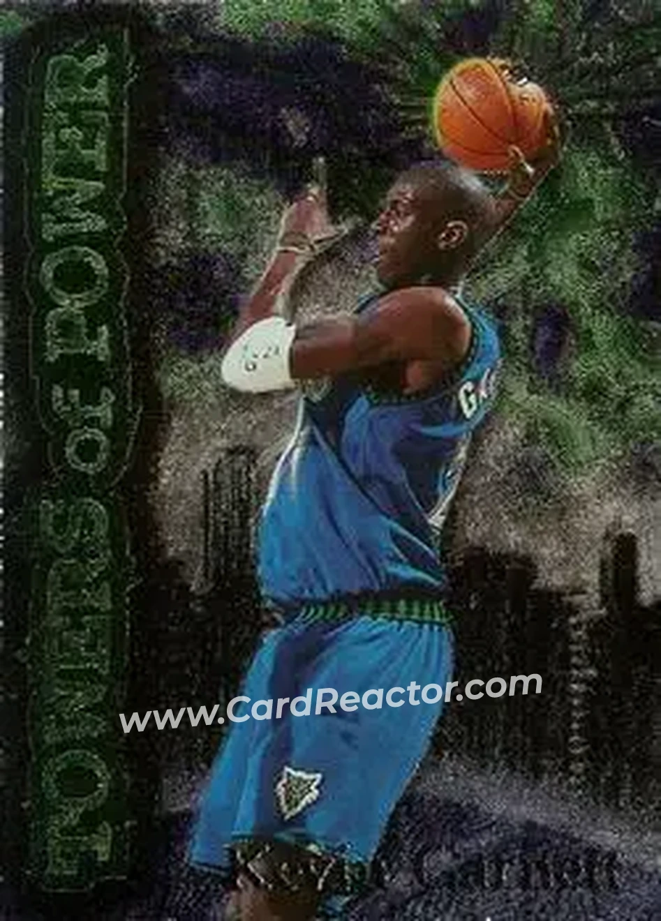 Front of Kevin Garnett