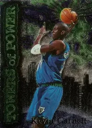 1996-97 Fleer #4 Towers of Power Kevin Garnett