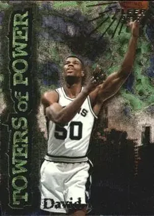 1996-97 Fleer #8 Towers of Power David Robinson