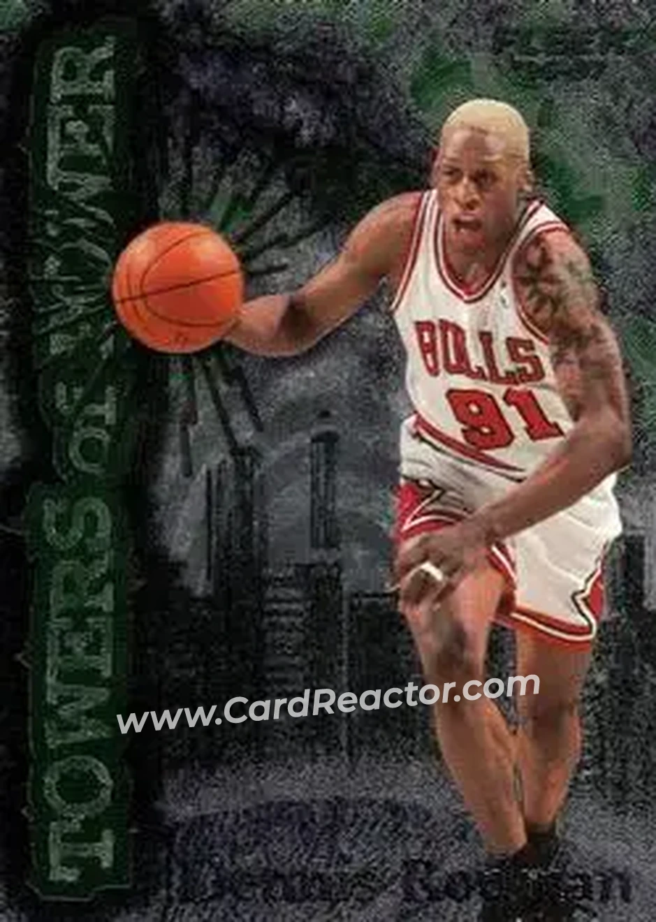 Front of Dennis Rodman