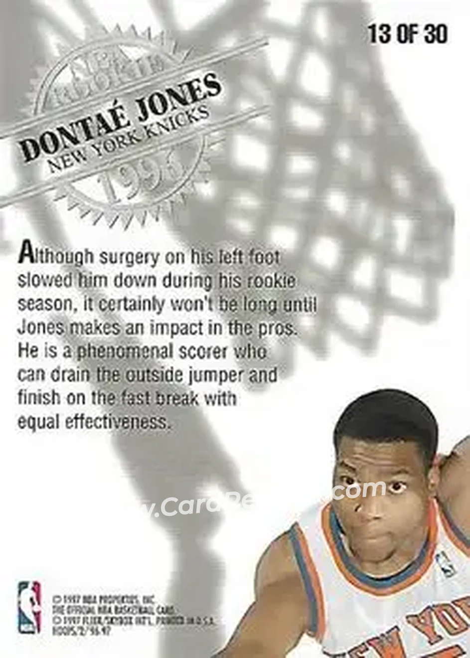 Back of Dontae' Jones