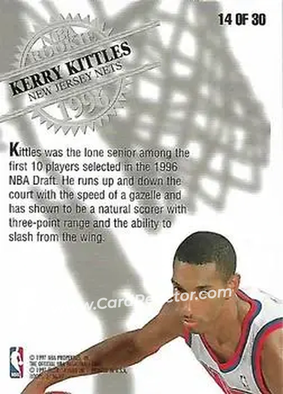 Back of Kerry Kittles