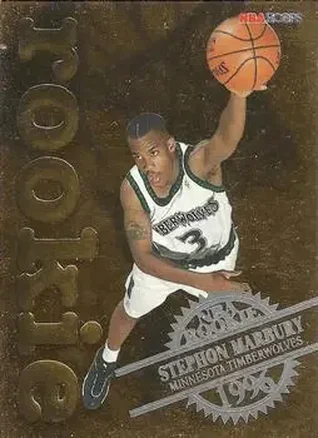 1996-97 Hoops #17 Rookies Stephon Marbury