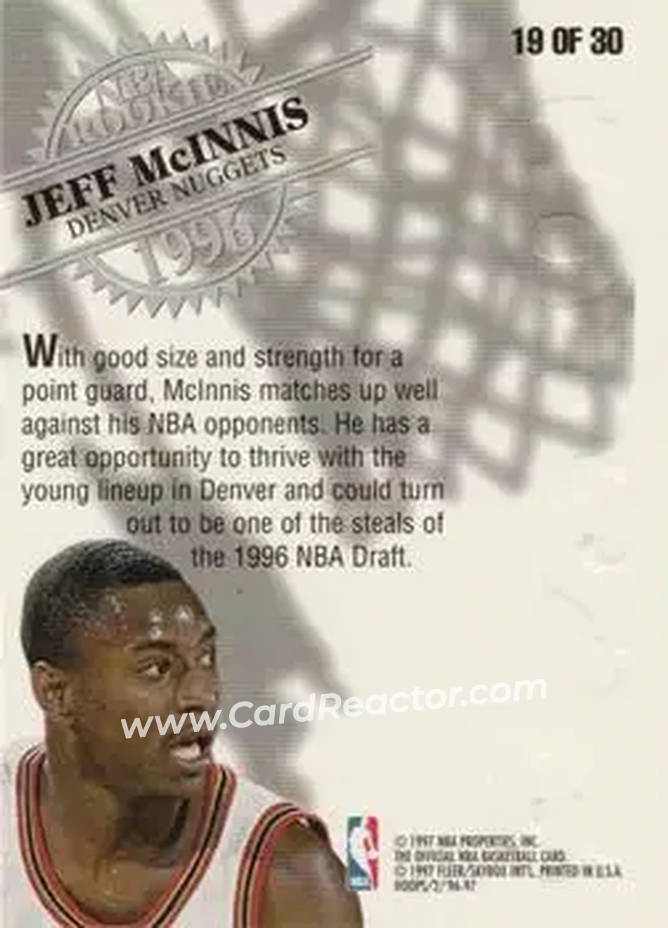 Back of Jeff McInnis