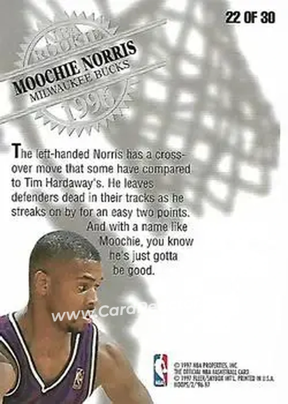 Back of Moochie Norris