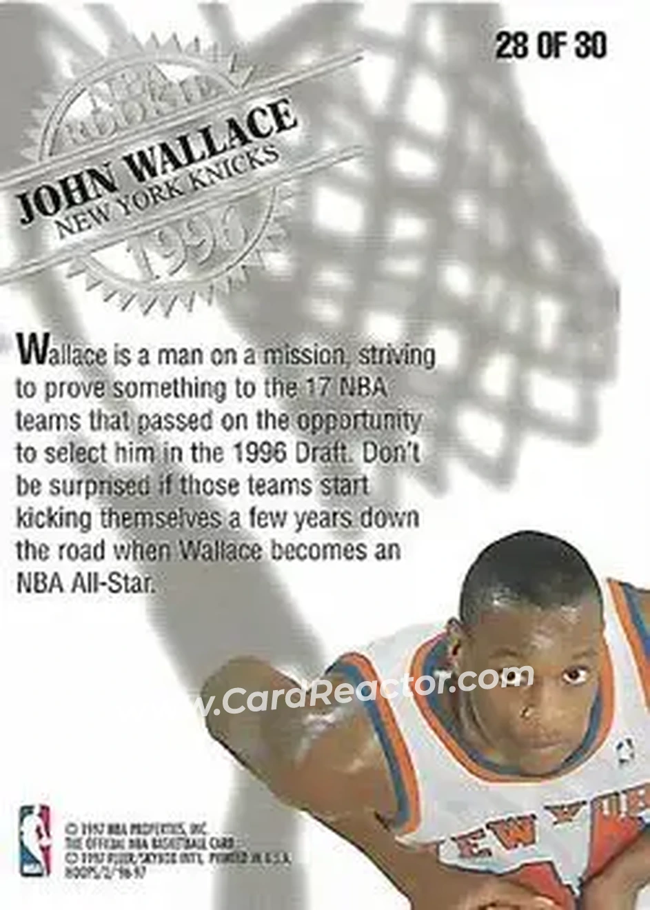 Back of John Wallace