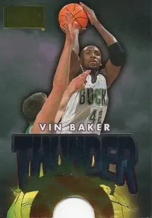 1996-97 SkyBox Premium #6 Thunder and Lightning Vin Baker