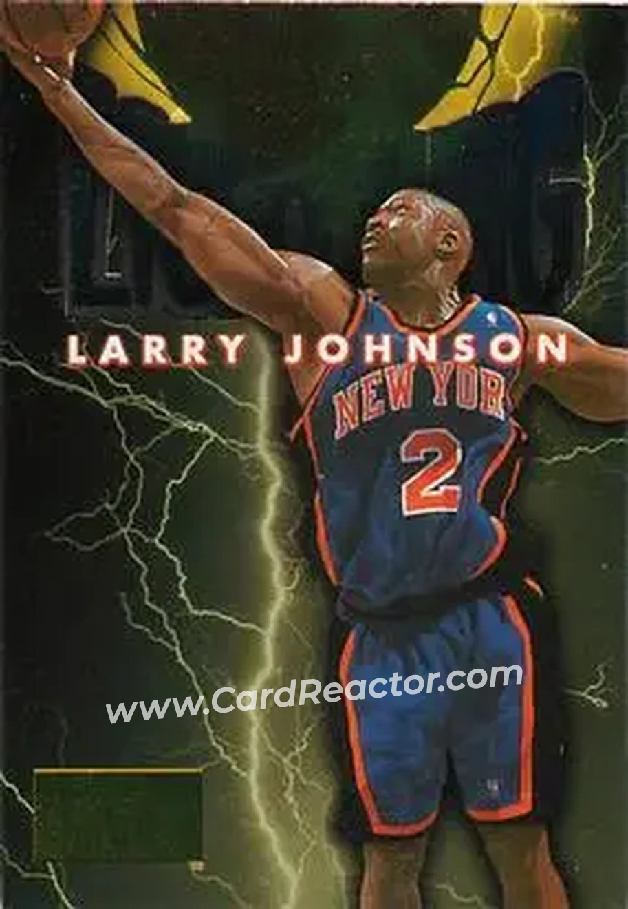 Front of Larry Johnson