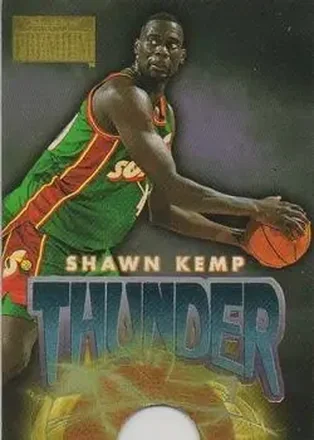 1996-97 SkyBox Premium #8 Thunder and Lightning Shawn Kemp