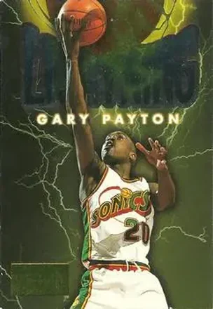 1996-97 SkyBox Premium #8 Thunder and Lightning Gary Payton