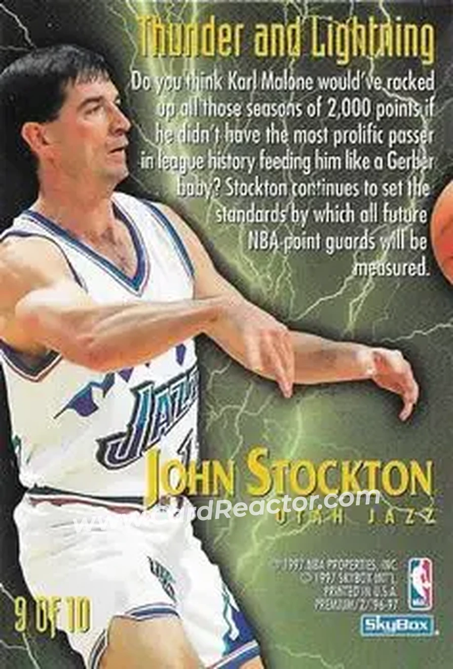Back of John Stockton