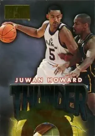 1996-97 SkyBox Premium #10 Thunder and Lightning Juwan Howard