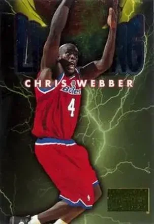 1996-97 SkyBox Premium #10 Thunder and Lightning Chris Webber