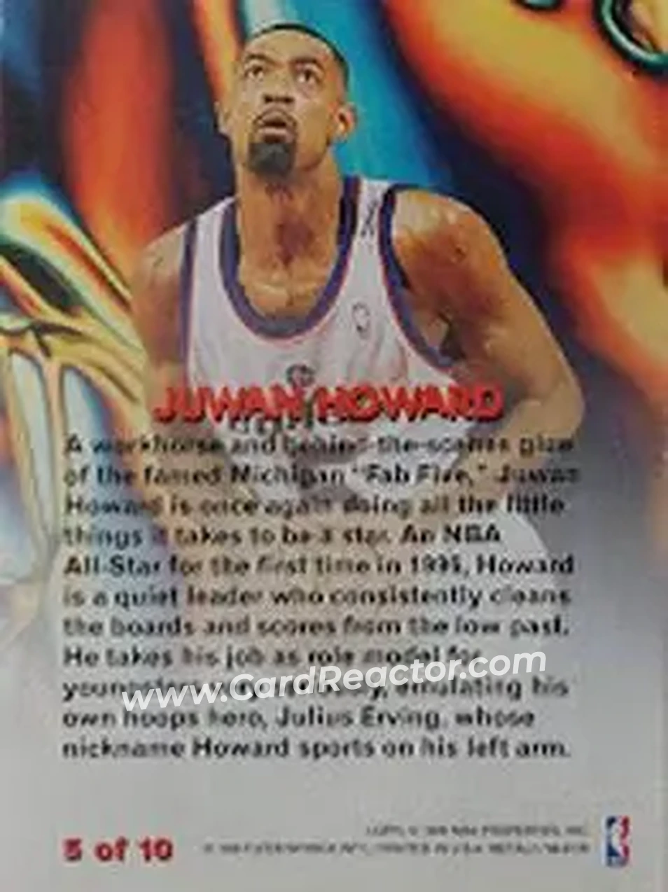 Back of Juwan Howard