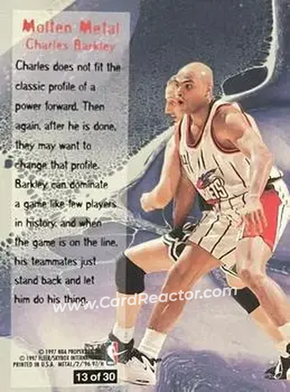 Back of Charles Barkley