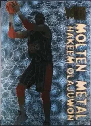 1996-97 Metal #21 Molten Metal Hakeem Olajuwon