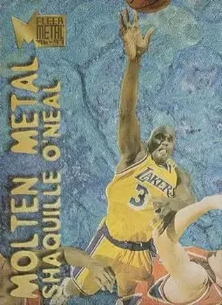 1996-97 Metal #22 Molten Metal Shaquille O'Neal