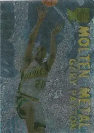 1996-97 Metal #23 Molten Metal Gary Payton