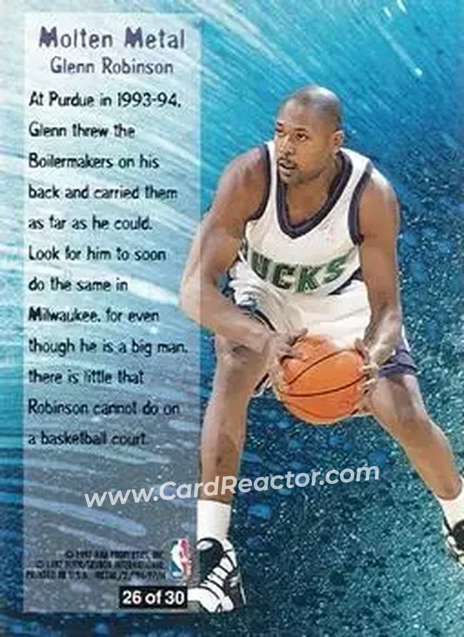 Back of Glenn Robinson