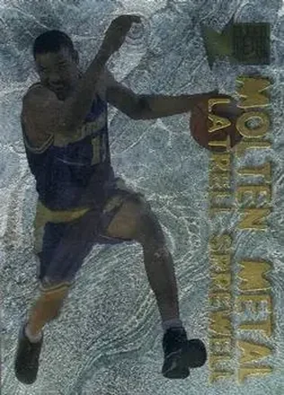 1996-97 Metal #28 Molten Metal Latrell Sprewell
