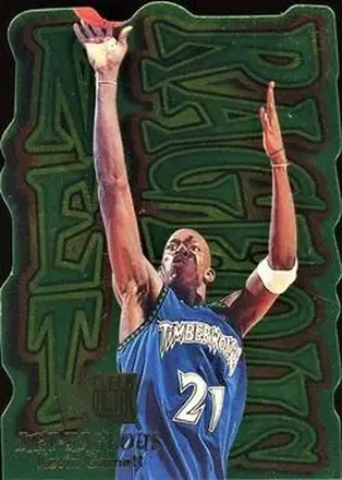 1996-97 Metal #1 Net-Rageous Kevin Garnett
