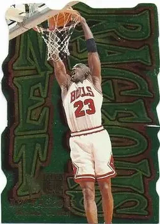 1996-97 Metal #5 Net-Rageous Michael Jordan