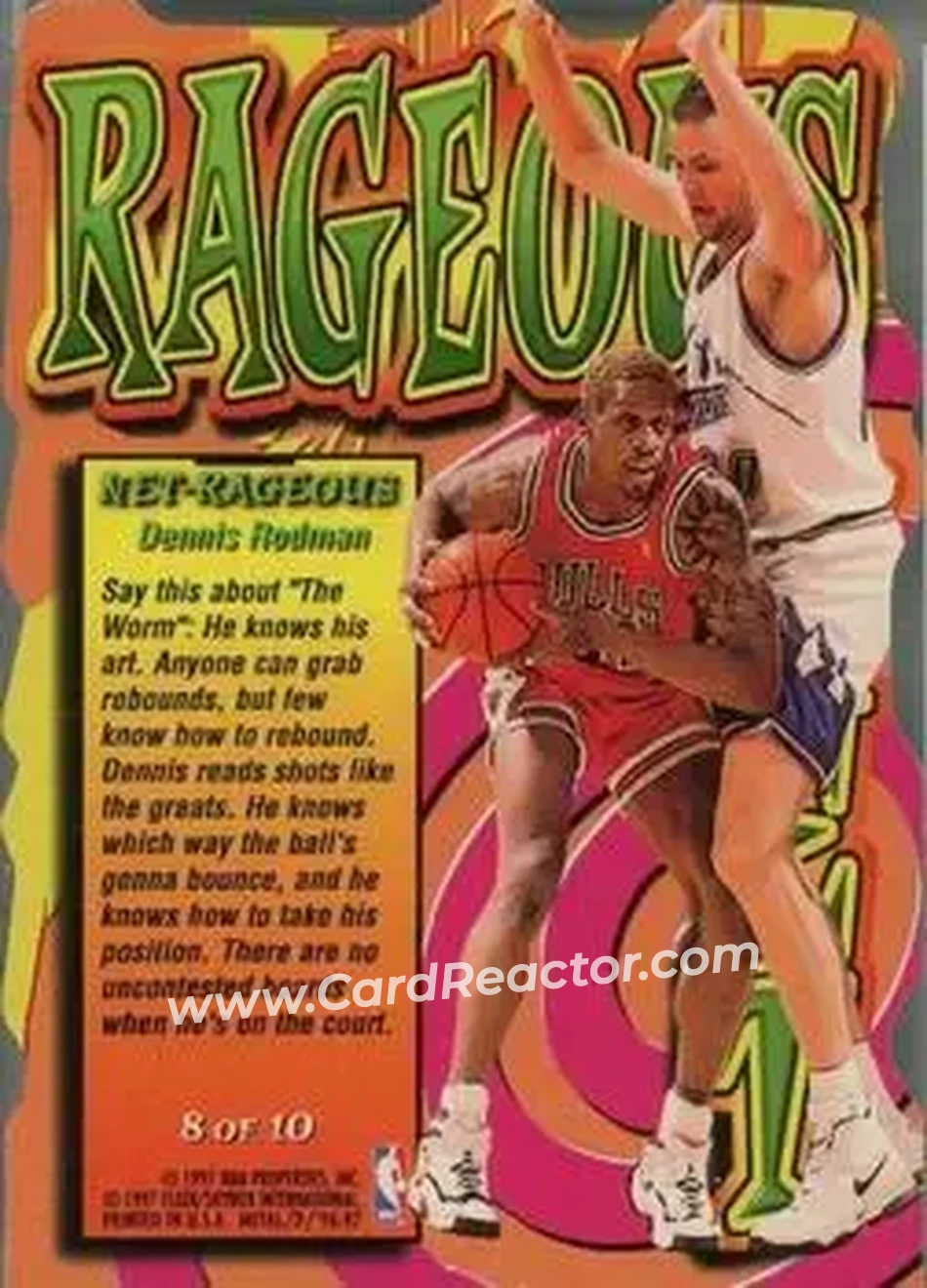 Back of Dennis Rodman