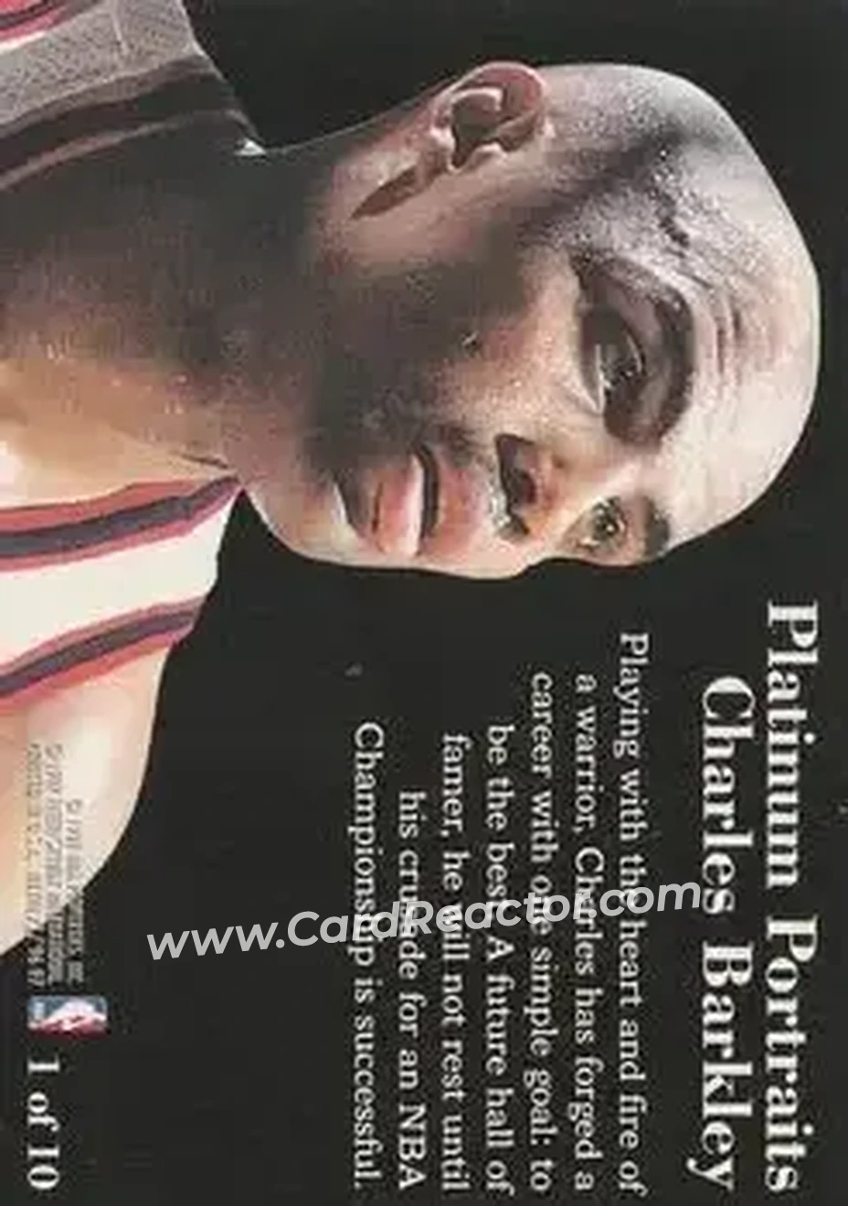 Back of Charles Barkley