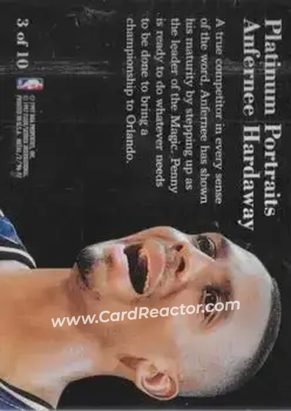 Back of Anfernee Hardaway