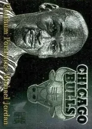 1996-97 Metal #5 Platinum Portraits Michael Jordan