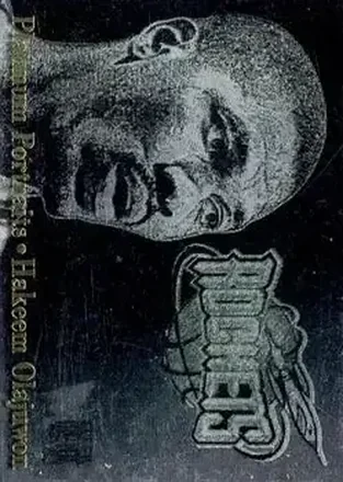 1996-97 Metal #9 Platinum Portraits Hakeem Olajuwon