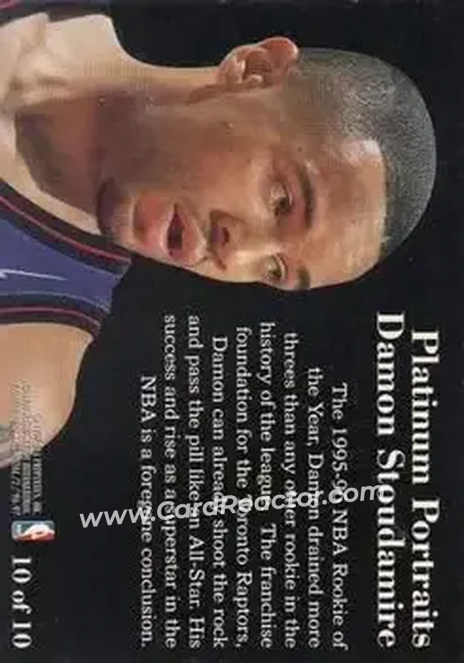 Back of Damon Stoudamire