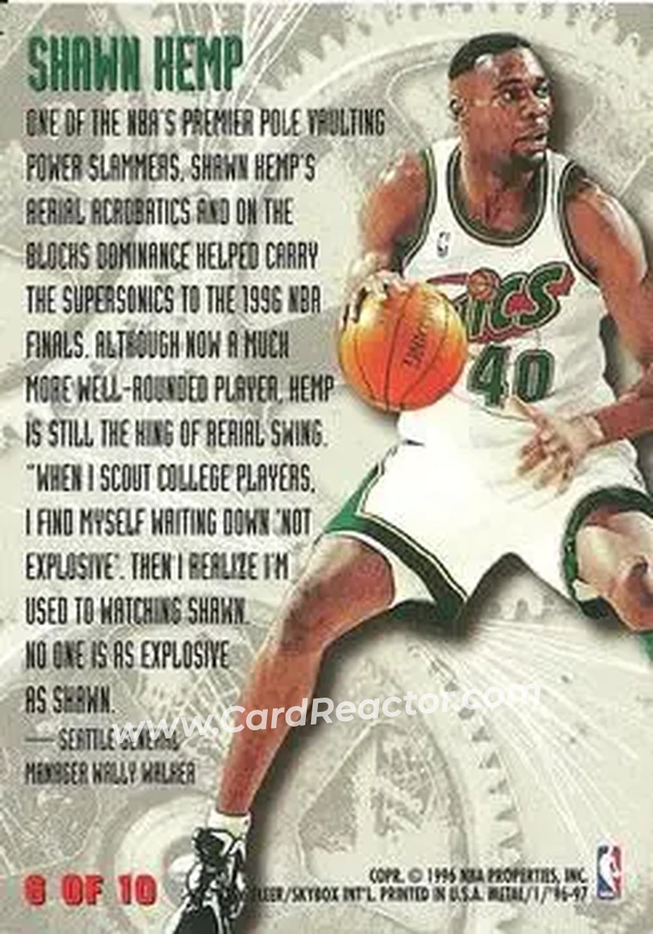 Back of Shawn Kemp