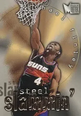 1996-97 Metal #3 Steel Slammin' Michael Finley