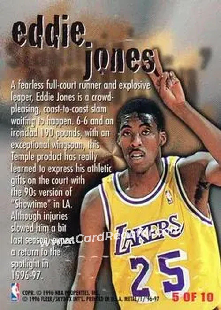 Back of Eddie Jones