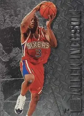 1996-97 Metal #201 Precious Metal Allen Iverson