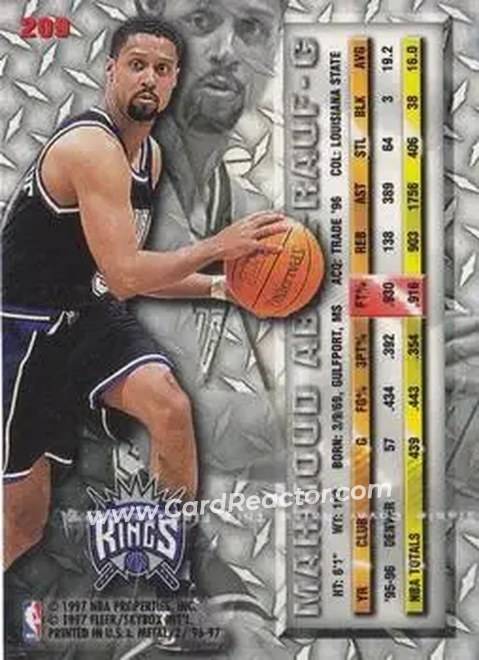 Back of Mahmoud Abdul-Rauf