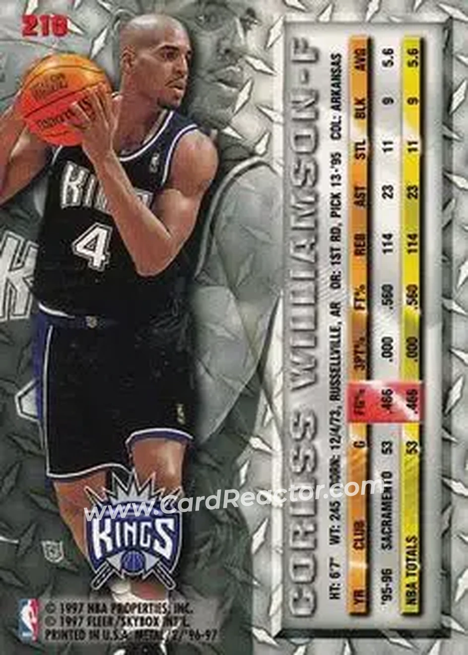 Back of Corliss Williamson