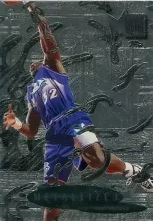 1996-97 Metal #225 Precious Metal Karl Malone