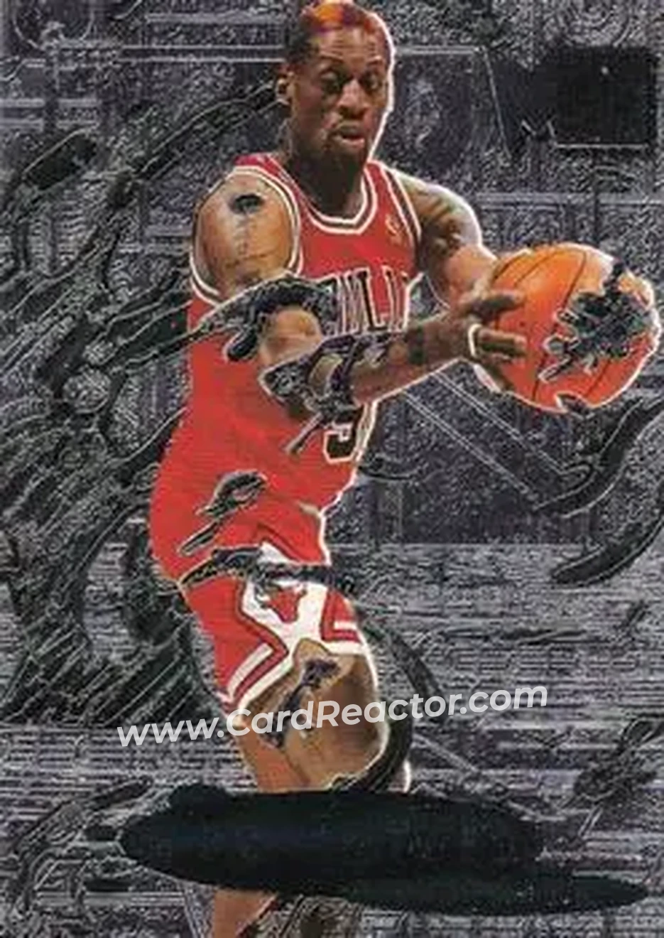 Front of Dennis Rodman