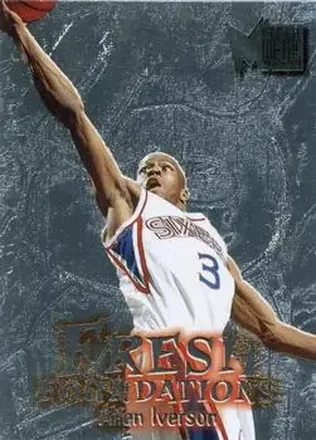 1996-97 Metal #236 Precious Metal Allen Iverson