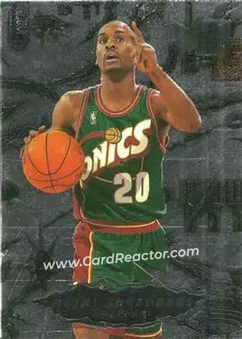 Front of Gary Payton