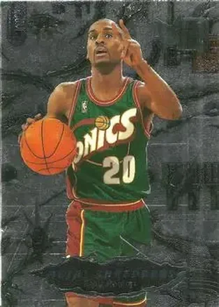 1996-97 Metal #243 Precious Metal Gary Payton