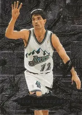 1996-97 Metal #246 Precious Metal John Stockton
