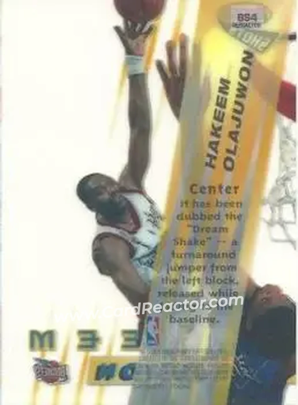 Back of Hakeem Olajuwon