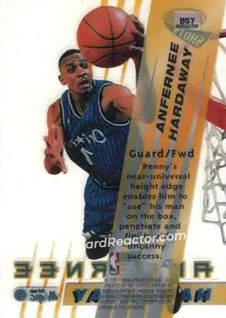 Back of Anfernee Hardaway