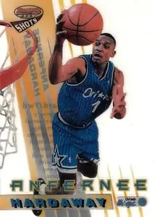 1996-97 Bowman's Best #BS7 Best Shots Refractor Anfernee Hardaway
