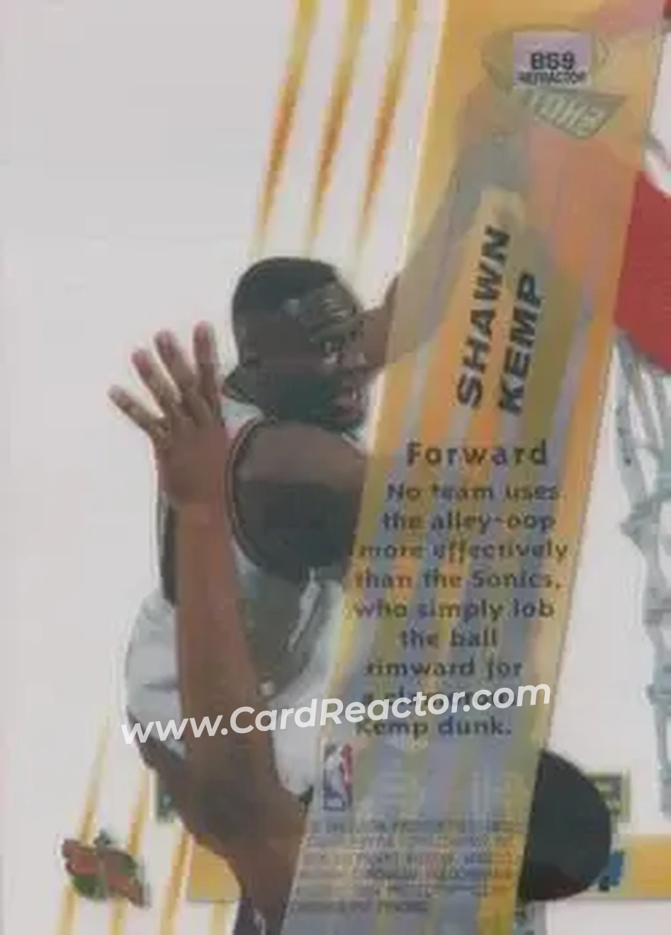 Back of Shawn Kemp