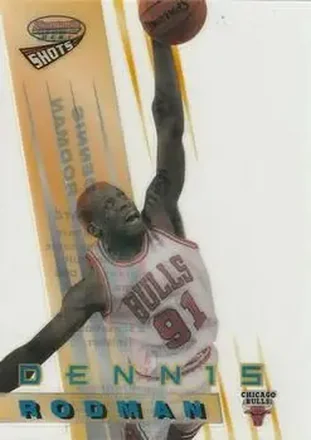 1996-97 Bowman's Best #BS10 Best Shots Refractor Dennis Rodman