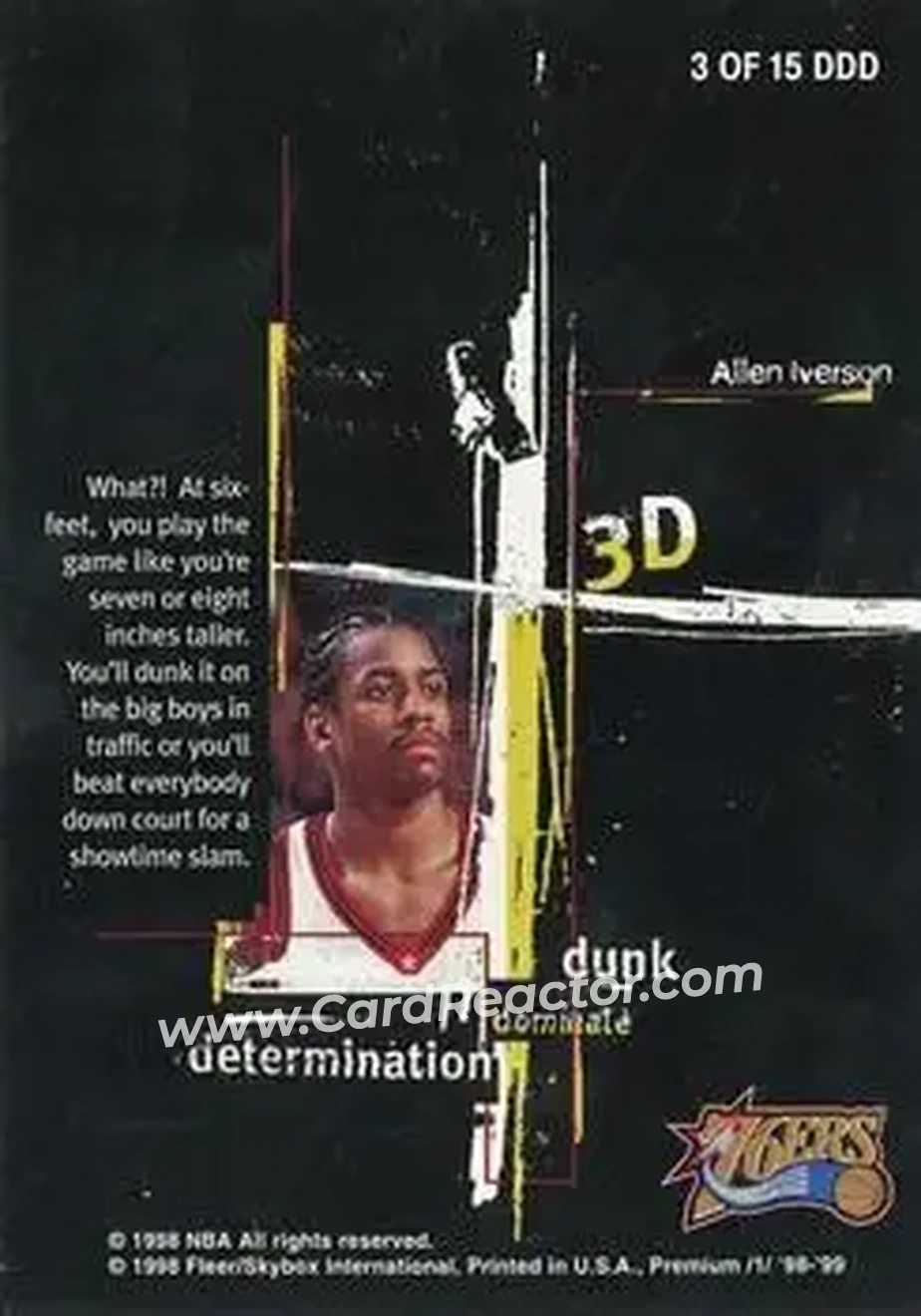 Back of Allen Iverson